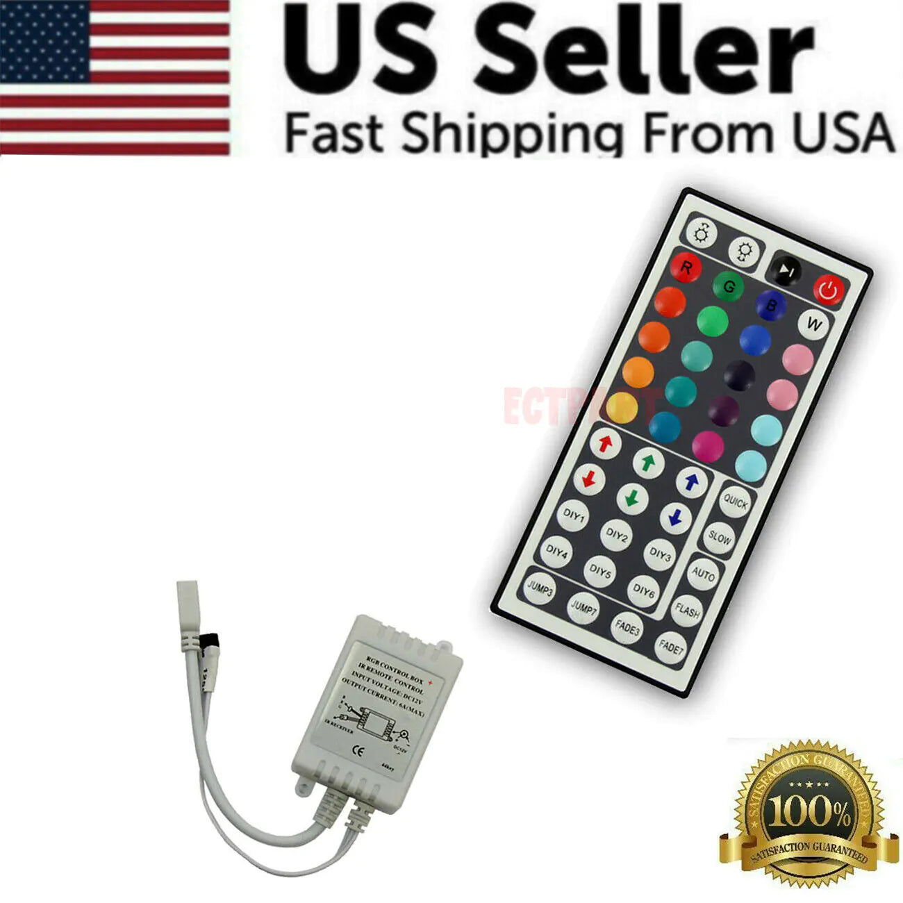 32FT RGB LED Strip Lights with Remote Control – Waterproof Light Kit for Bedroom & Home Decor