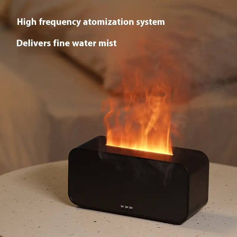 Flame Aroma Diffuser – USB Powered Aromatherapy & Humidifier in One