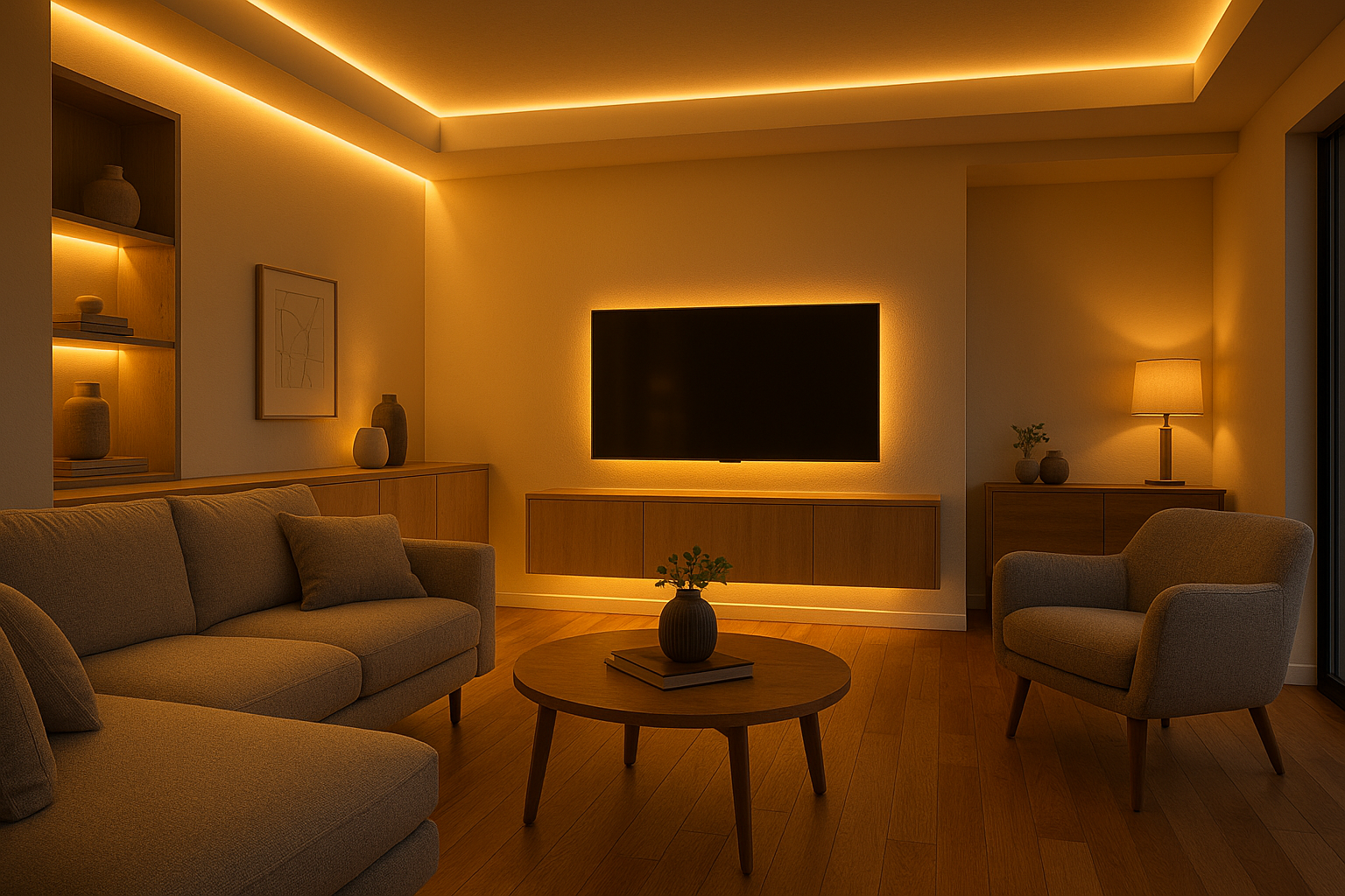 LED light strip interior usa home