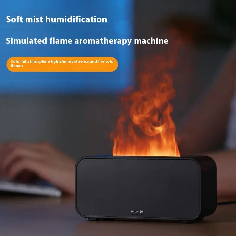 Flame Aroma Diffuser – USB Powered Aromatherapy & Humidifier in One