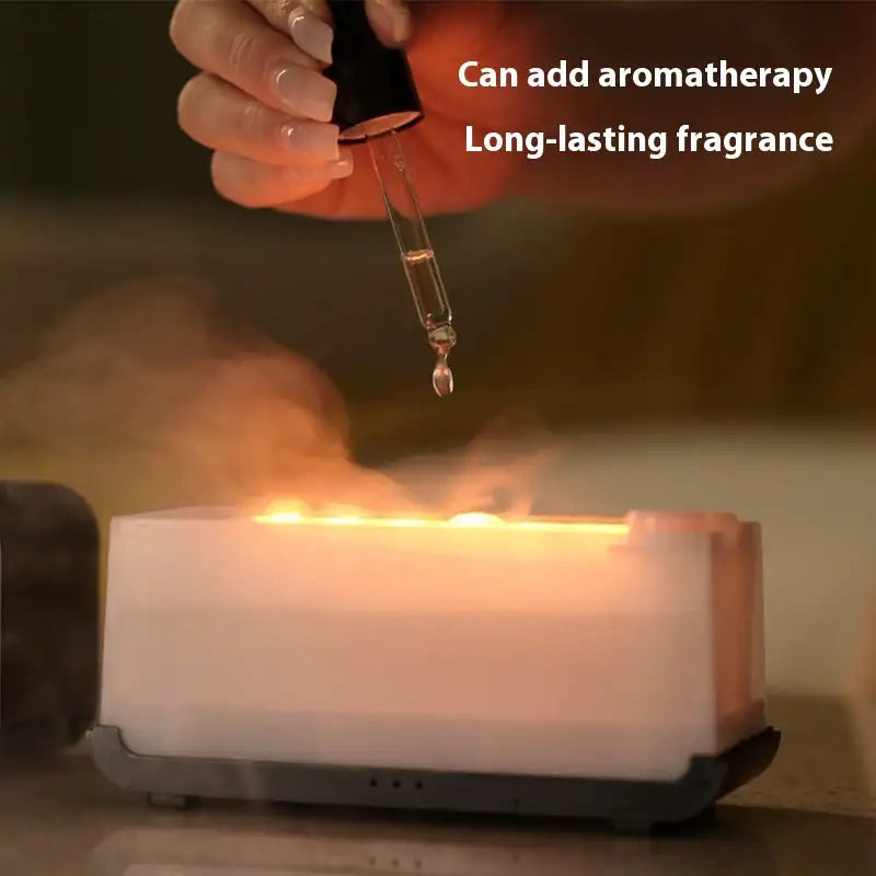 Flame Aroma Diffuser – USB Powered Aromatherapy & Humidifier in One