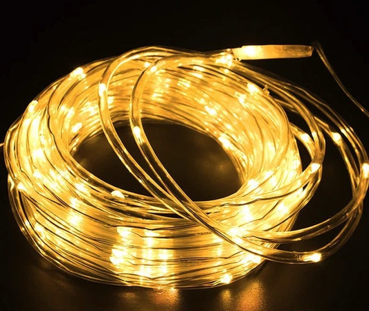 33FT Flexible LED Rope Light – Waterproof USB Indoor & Outdoor Home Decor Lighting