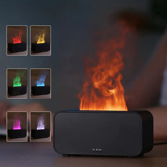 Flame Aroma Diffuser – USB Powered Aromatherapy & Humidifier in One