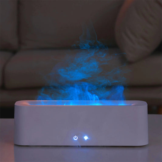 Flame Diffuser for Essential Oils – 400ml Large Fire Effect Aromatherapy Humidifier